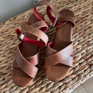 Bed Stu Brown Wedges -Grettell Wedge Sandal 8.5
